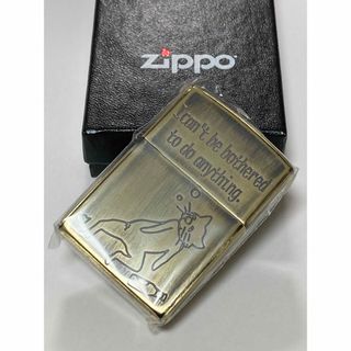 猫 アンティーク ゴールド ZIPPO(その他)