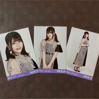 ノギザカフォーティーシックス(乃木坂46)の乃木坂46 伊藤理々杏 8thバスラ衣装1 生写真 コンプ(アイドルグッズ)