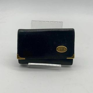 ダンヒル(Dunhill)のダンヒル レザー キーケース ゴールド金具　黒(キーケース)