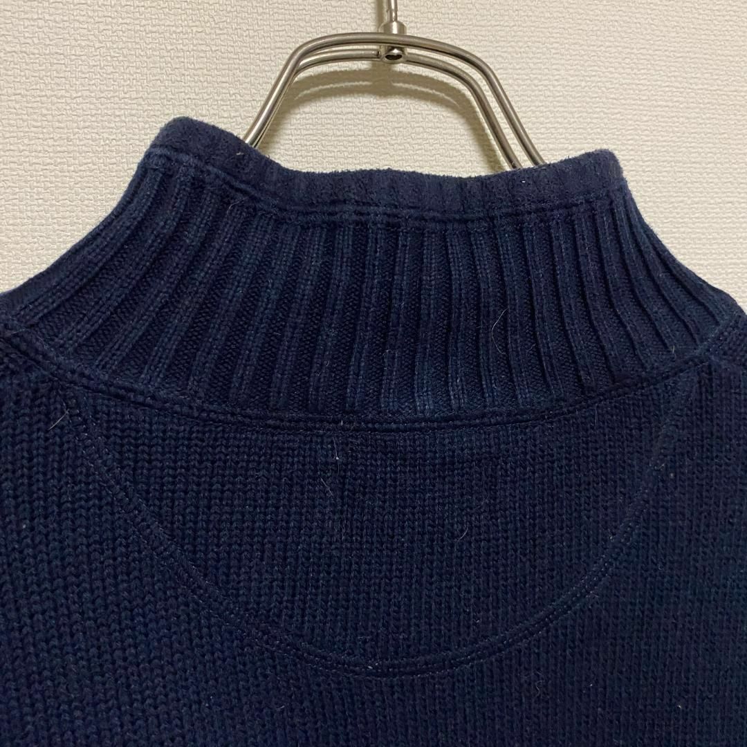 VINTAGE(ヴィンテージ)のアメリカ古着　DOCKERS 長袖　ニット　セーター　ハーフジップ　P705 メンズのトップス(ニット/セーター)の商品写真