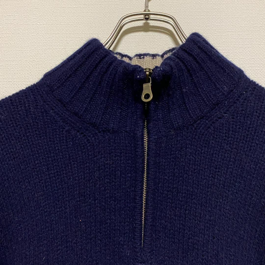 GAP(ギャップ)のアメリカ古着　GAP ギャップ　ニット　セーター　ウール　ハーフジップ　P706 メンズのトップス(ニット/セーター)の商品写真