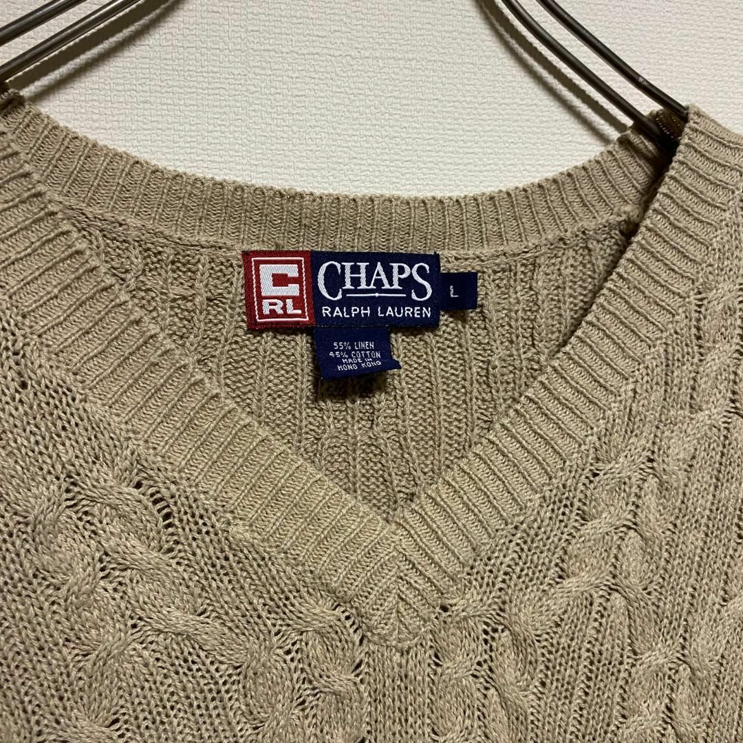 CHAPS(チャップス)のアメリカ古着　CHAPS RALPH LAUREN　ニット　ベスト　セーター メンズのトップス(ニット/セーター)の商品写真