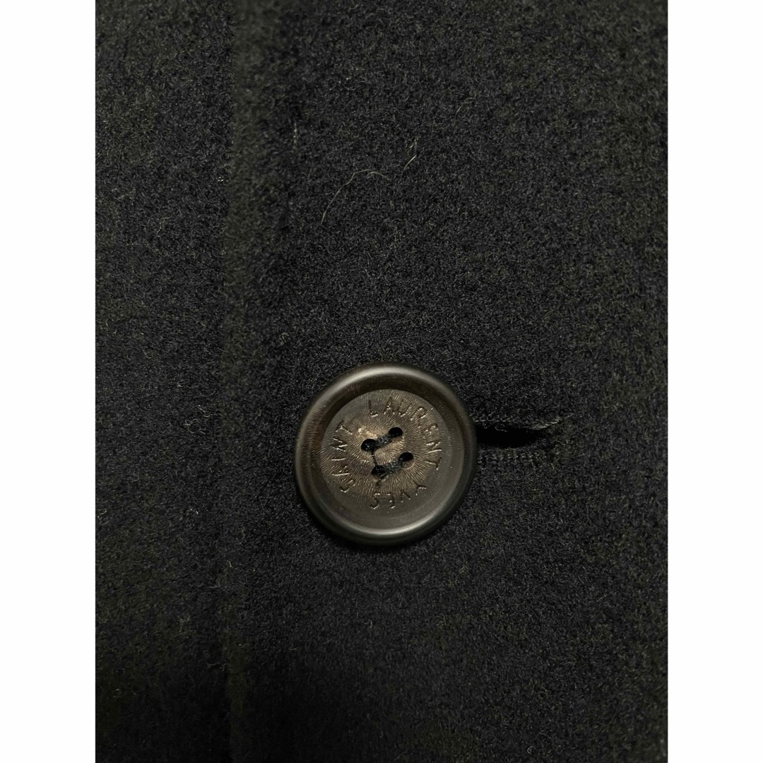 Yves Saint Laurent(イヴサンローラン)の【美品】イブサンローラン⭐︎YSL⭐︎カシミア混⭐︎ウールコート⭐︎ブラック メンズのジャケット/アウター(その他)の商品写真