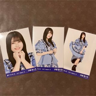 ノギザカフォーティーシックス(乃木坂46)の乃木坂46 伊藤理々杏 9thBDライブ期別衣装 生写真 コンプ(アイドルグッズ)