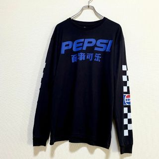 アメリカ古着　PEPSI ペプシ　企業物　長袖　Ｔシャツ　ロンＴ　P469(Tシャツ/カットソー(七分/長袖))