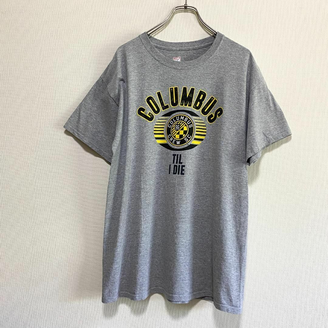 アメリカ古着　MLS　コロンバス・クルー　サッカーチーム　半袖Tシャツ　J598 メンズのトップス(Tシャツ/カットソー(半袖/袖なし))の商品写真