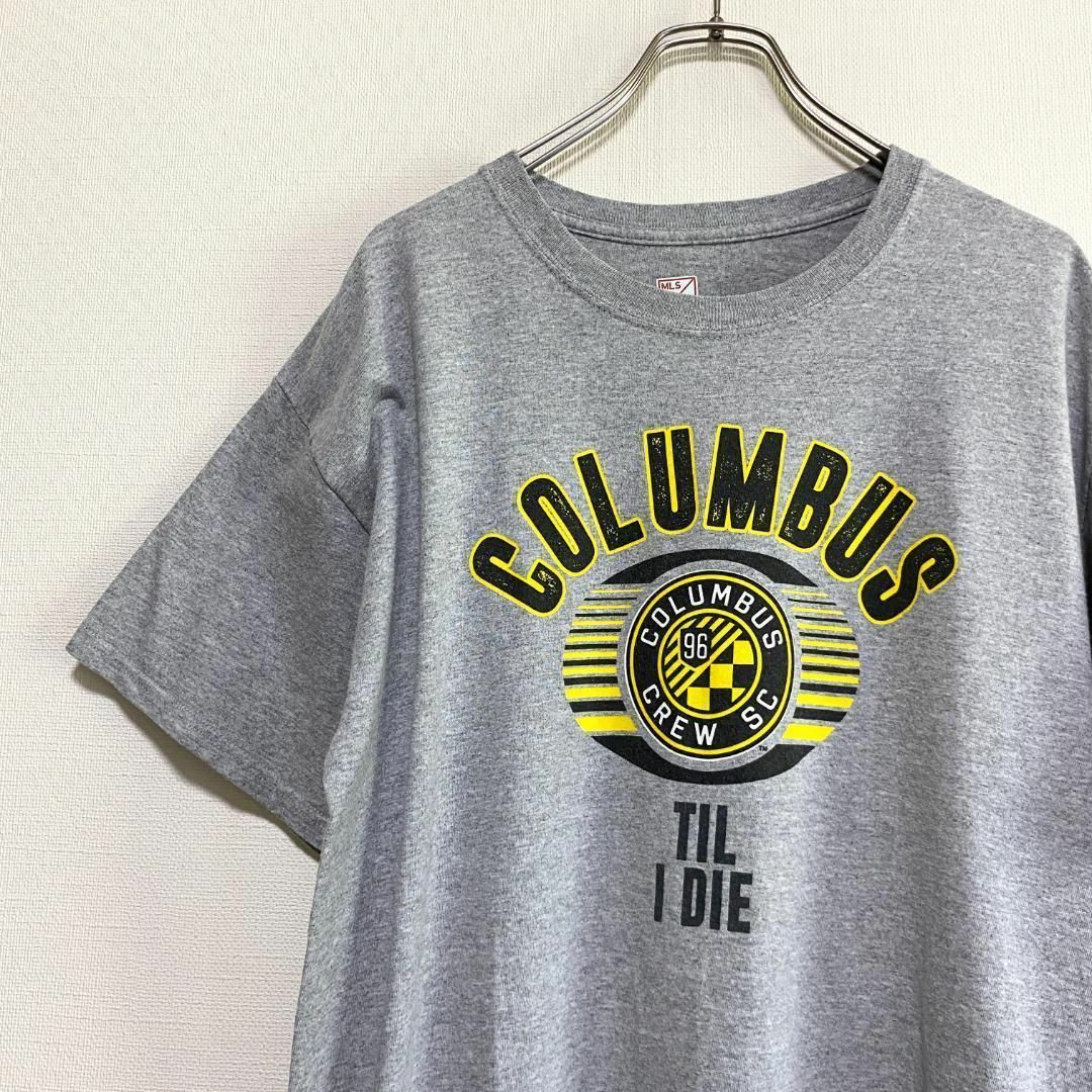 アメリカ古着　MLS　コロンバス・クルー　サッカーチーム　半袖Tシャツ　J598 メンズのトップス(Tシャツ/カットソー(半袖/袖なし))の商品写真