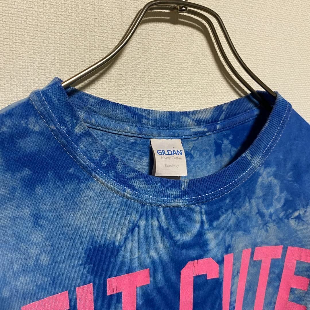 GILDAN(ギルタン)のアメリカ古着　タイダイ染め　半袖Tシャツ　プリント　Sサイズ　コットン　J294 メンズのトップス(Tシャツ/カットソー(半袖/袖なし))の商品写真