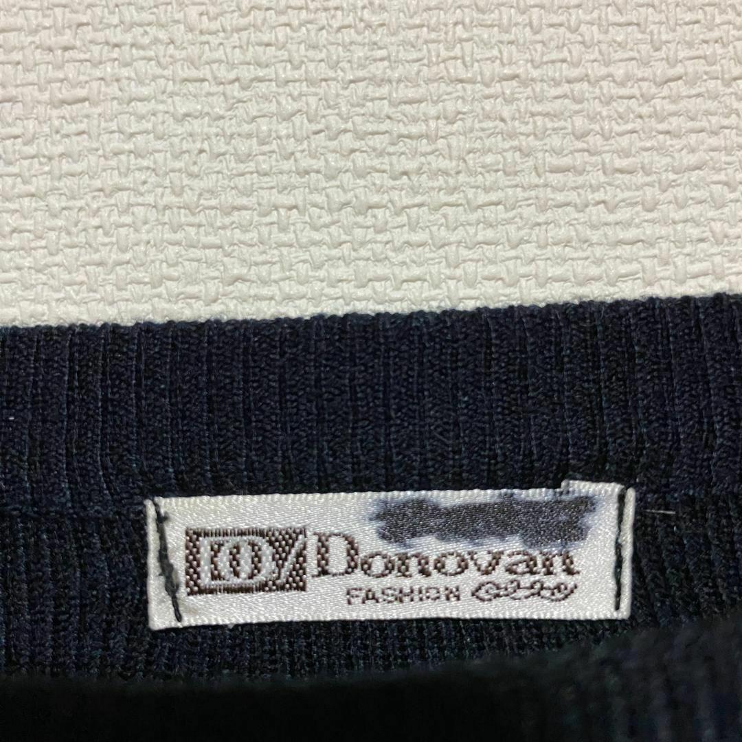 Donovan クルーネック　セーター　トレーナー　刺繍　スキー　ブラック　N7 レディースのトップス(ニット/セーター)の商品写真