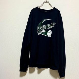 ギルタン(GILDAN)のアメリカ古着　ステイナート・ソフトボール　長袖Tシャツ　ロンT　J497(Tシャツ/カットソー(七分/長袖))