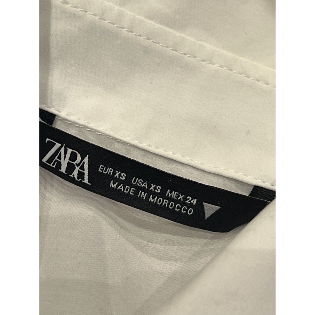 ZARA(ザラ)のZARAザラ半袖シャツXSサイズ7号 レディースのトップス(シャツ/ブラウス(半袖/袖なし))の商品写真