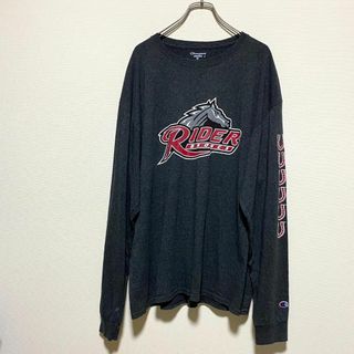 チャンピオン(Champion)のアメリカ古着　ライダー大学　ライダーブロンクス　カレッジプリント　ロンT(Tシャツ/カットソー(七分/長袖))