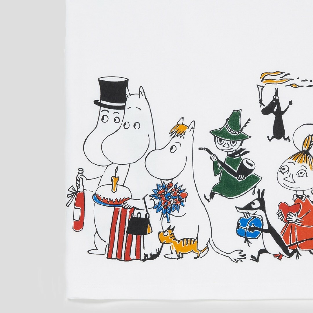 MOOMIN(ムーミン)の新品未使用！グラニフ ムーミン パーティー メンズ XLサイズ Tシャツ メンズのトップス(Tシャツ/カットソー(半袖/袖なし))の商品写真