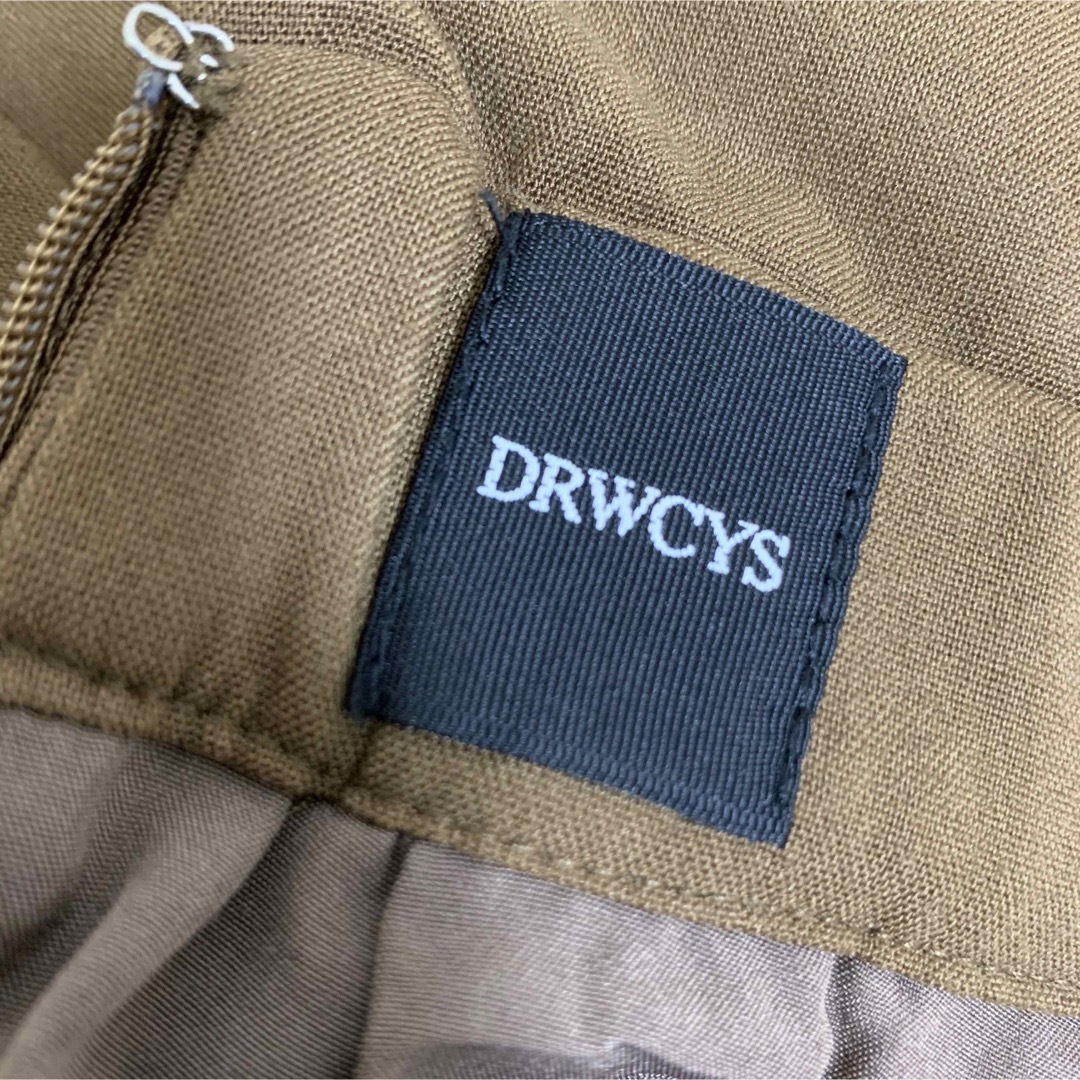 DRWCYS(ドロシーズ)の【中古美品】DRWCYSウエストリボンフレアスカート　ブラウン　サイズ1 レディースのスカート(ロングスカート)の商品写真