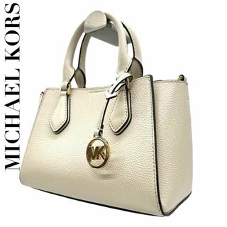 マイケルコース(Michael Kors)のMICHAEL KORS マイケルコース　s69　ハンドバッグ　レザー　ホワイト(ハンドバッグ)