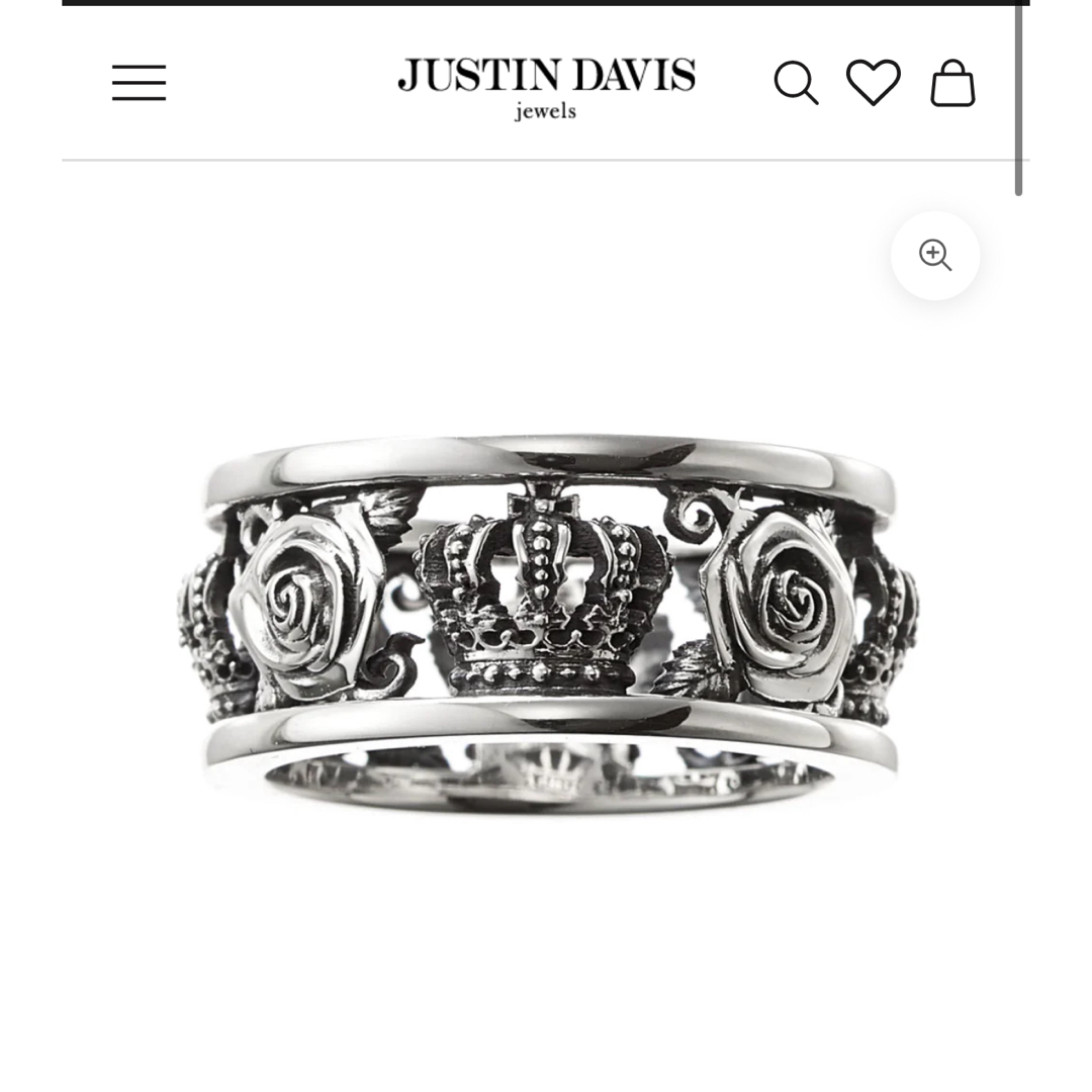 Justin Davis(ジャスティンデイビス)のJustin Davis 𝒎𝒚 𝒍𝒐𝒗𝒆リング レディースのアクセサリー(リング(指輪))の商品写真