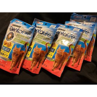 Nestle - 5個セット！ピュリナ デンタライフ キャット デンタルケアスナック サーモン味