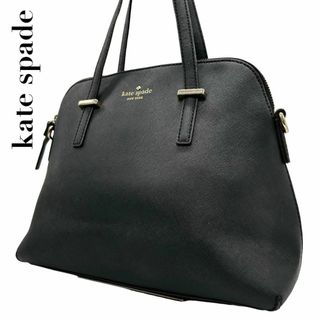 kate spade new york - kate spade ケイトスペード　s68　レザー　ハンドバッグ　ブラック　黒