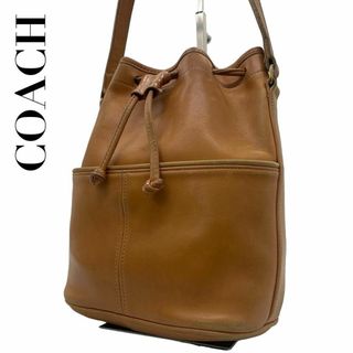 コーチ(COACH)のCOACH コーチ　s76　バケツ型　115　レザー　ショルダーバッグ　ブラウン(ショルダーバッグ)