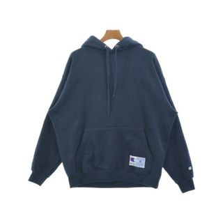 チャンピオン(Champion)のCHAMPION チャンピオン パーカー M 紺 【古着】【中古】(パーカー)