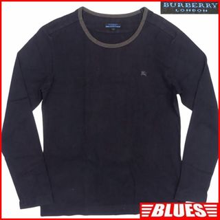 バーバリーブルーレーベル(BURBERRY BLUE LABEL)の廃盤 バーバリーブルーレーベル Tシャツ M ロンT カットソー 刺繍TJ971(Tシャツ/カットソー(七分/長袖))