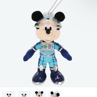 ディズニー(Disney)のスペースマウンテン　ぬいぐるみバッジ　ミッキー(キャラクターグッズ)