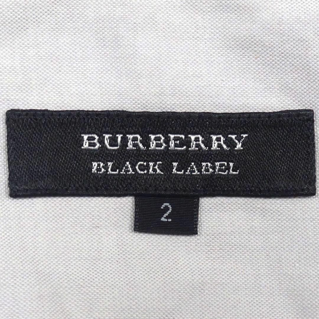 BURBERRY BLACK LABEL(バーバリーブラックレーベル)の廃盤 バーバリーブラックレーベル シャツ M半袖 ノバチェック 刺繍 TJ983 メンズのトップス(Tシャツ/カットソー(半袖/袖なし))の商品写真