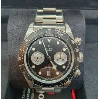 チュードル(Tudor)の極美品 TUDOR チュードル ブラックベイ クロノ 79360N チューダーn(腕時計(アナログ))