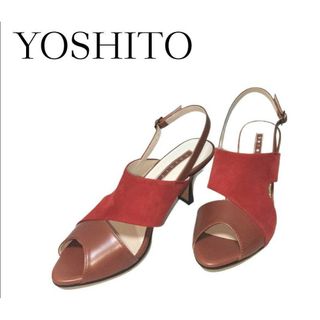 YOSHITO - ✨春夏✨新品✨YOSHITO★本革★サンダル★パンプス★ヒール★size23