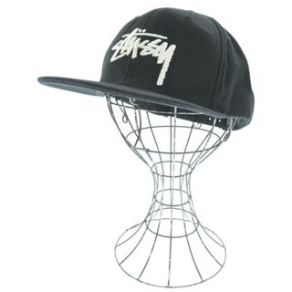 ステューシー(STUSSY)のSTUSSY ステューシー キャップ - 黒 【古着】【中古】(キャップ)