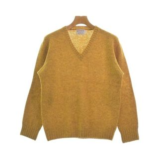 インバーアラン(INVERALLAN)のINVERALLAN インバーアラン ニット・セーター 38(M位) 黄 【古着】【中古】(ニット/セーター)