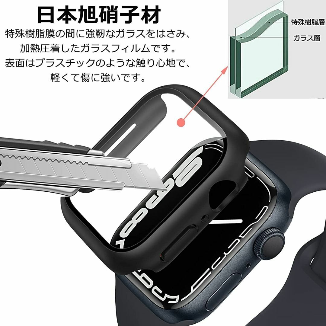 HELOGE for Apple Watch ケース アップルウォッチ カバー  スマホ/家電/カメラのスマホアクセサリー(その他)の商品写真