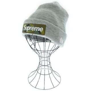 シュプリーム(Supreme)のSupreme シュプリーム ニットキャップ・ビーニー ONE グレー 【古着】【中古】(ニット帽/ビーニー)