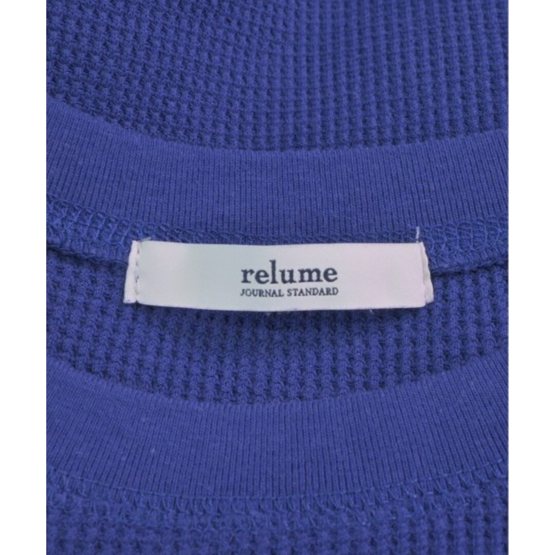 JOURNAL STANDARD relume(ジャーナルスタンダードレリューム)のJOURNAL STANDARD relume Tシャツ・カットソー F 青 【古着】【中古】 レディースのトップス(カットソー(半袖/袖なし))の商品写真