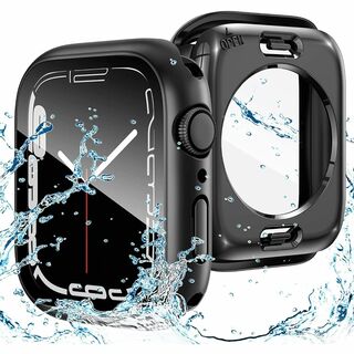【色: ブラック】ANYOI 対応 Apple Watch ケース 40mm 防(その他)