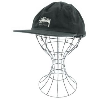 STUSSY - STUSSY ステューシー キャップ - 黒 【古着】【中古】