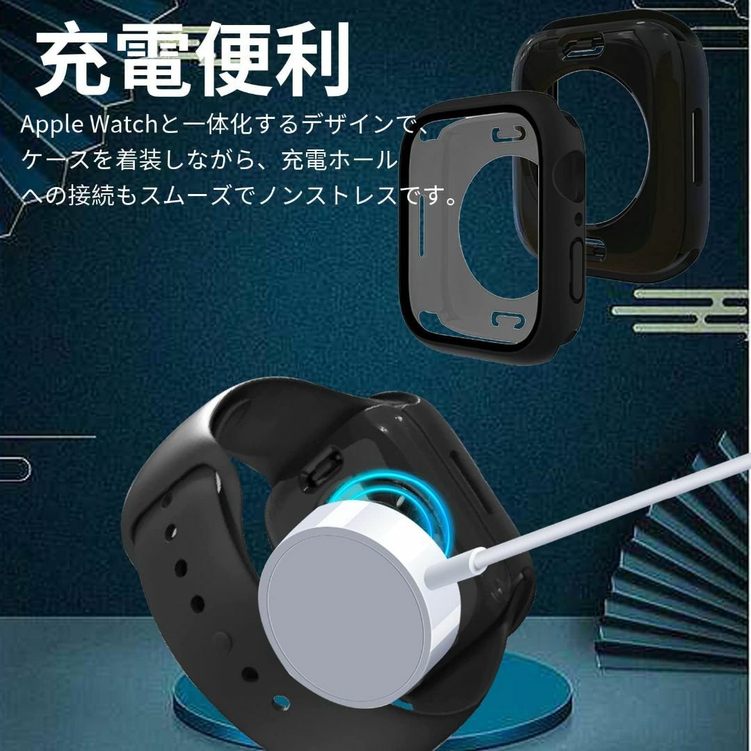 【色: 360°ブラック】【360°防水ケース】YAODLE Apple Wat スマホ/家電/カメラのスマホアクセサリー(その他)の商品写真