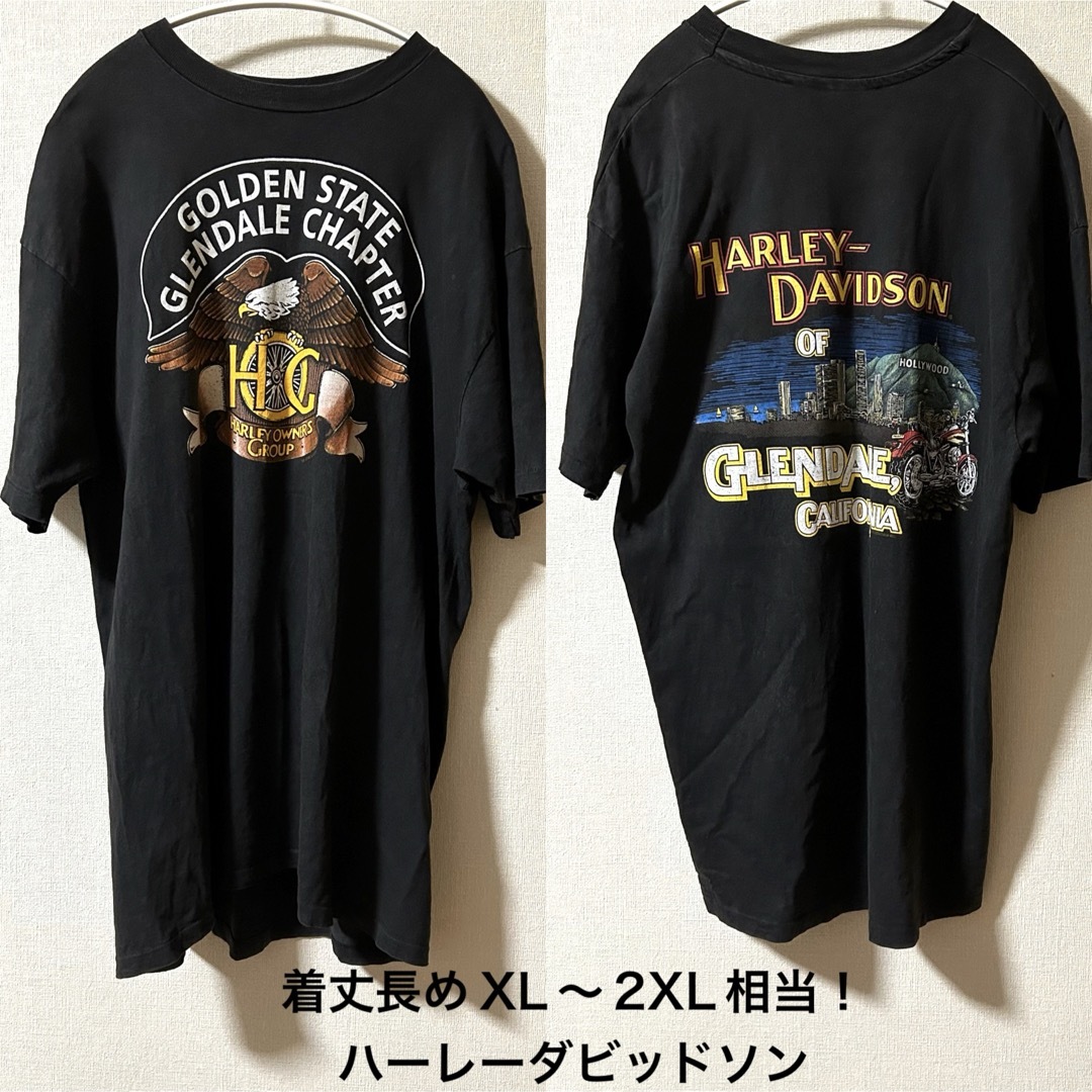 Harley Davidson - 着丈長めXL〜2XL相当!ハーレーダビッドソン Harley Davidson - 着丈長めXL〜2XL相当!ハーレーダビッドソン