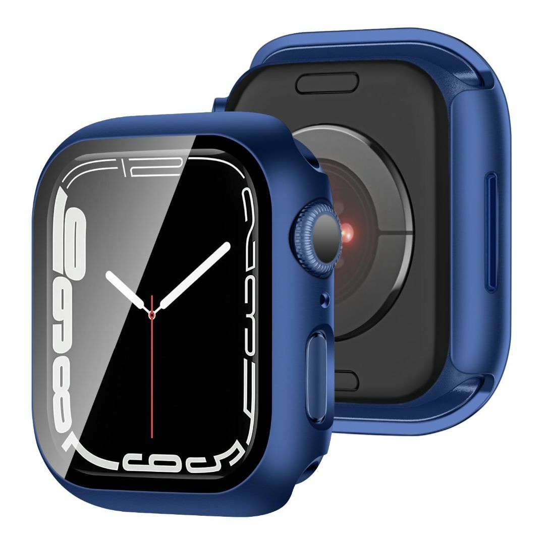 【色: ブルー】FAZHAN 対応 Apple Watch Series 9/8 スマホ/家電/カメラのスマホアクセサリー(その他)の商品写真