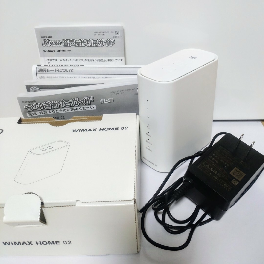 NEC(エヌイーシー)のWIMAX HOME 02 　ホームルーター　simフリー　UQwimax スマホ/家電/カメラのスマホ/家電/カメラ その他(その他)の商品写真