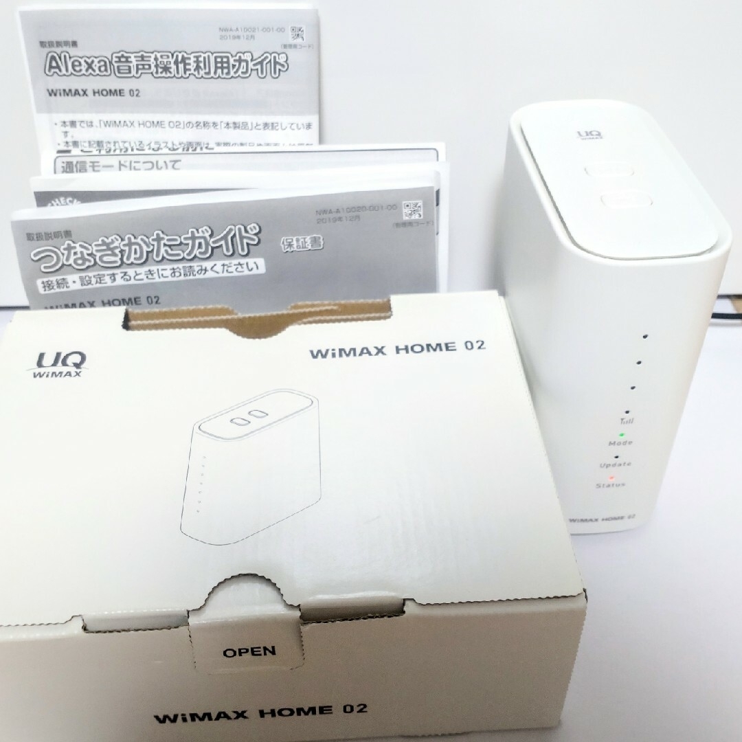 NEC(エヌイーシー)のWIMAX HOME 02 　ホームルーター　simフリー　UQwimax スマホ/家電/カメラのスマホ/家電/カメラ その他(その他)の商品写真