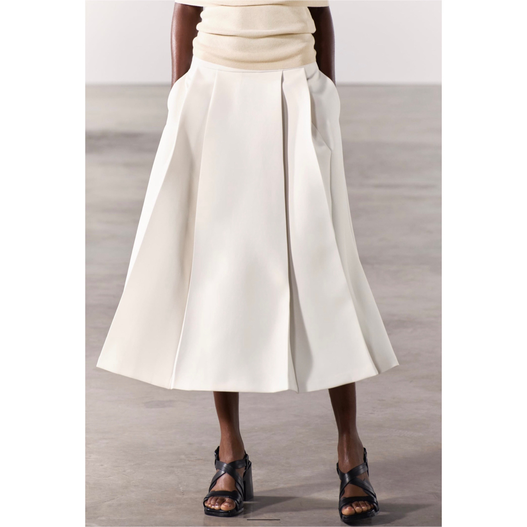 ZARA ザラ ZWCOLLECTION ボックスプリーツレイヤードスカート ZARA ザラ ZWCOLLECTION ボックスプリーツレイヤードスカート