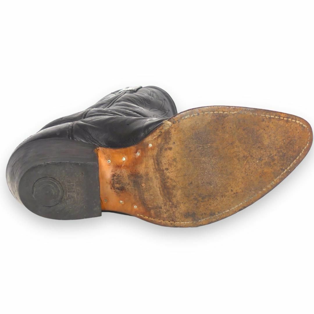 Tony Lama(トニーラマ)のウエスタンブーツ Tony Lama 27 トニーラマ 黒 ロング TJ947 メンズの靴/シューズ(ブーツ)の商品写真