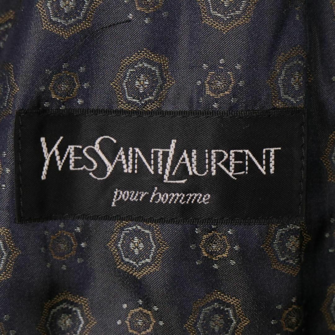 Yves Saint Laurent(イヴサンローラン)のイヴサンローラン　裏地総柄　ステンカラーコート　スプリングコート　ロング丈 メンズのジャケット/アウター(ステンカラーコート)の商品写真