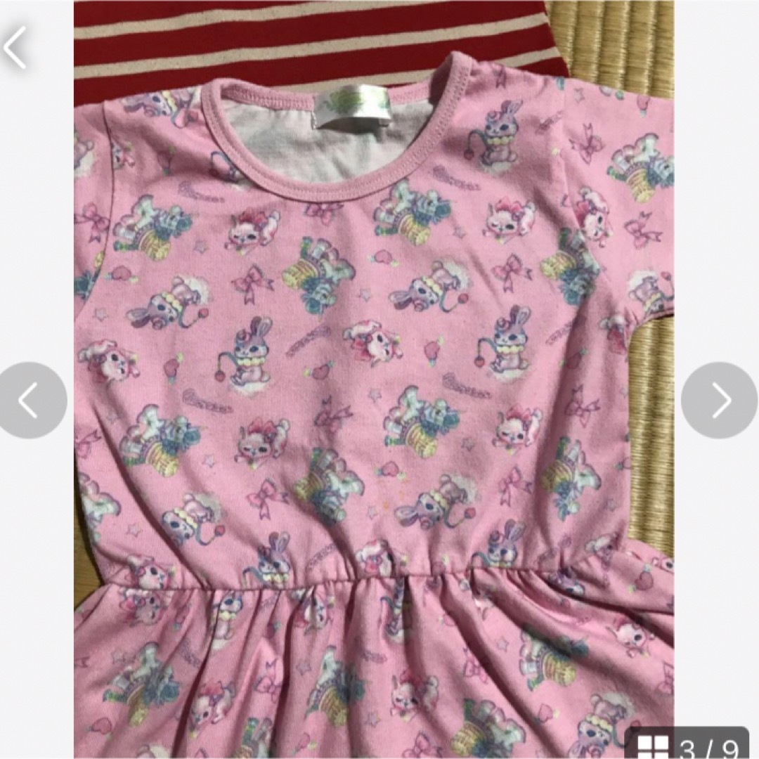 サイズ90〜100センチ　夏物4点 キッズ/ベビー/マタニティのキッズ服女の子用(90cm~)(Tシャツ/カットソー)の商品写真