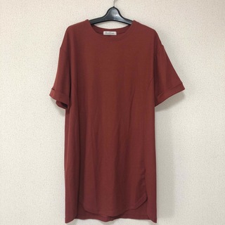 チュニックTシャツ M(カットソー(半袖/袖なし))