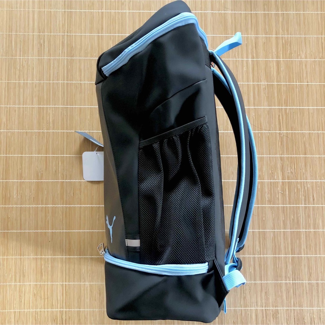 PUMA(プーマ)の新品プーマPUMA バッグパック31L 2層式　ブラック×ブルー　リュックサック メンズのバッグ(バッグパック/リュック)の商品写真