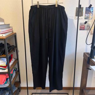 COMOLI - COMOLI 22ss シルクネップドローストリングパンツ サイズ2