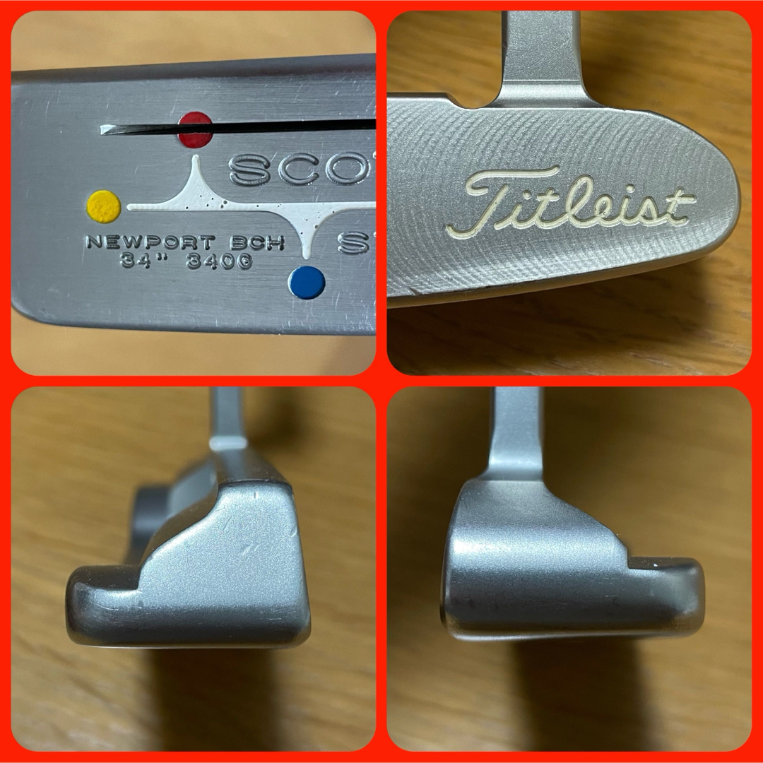 Scotty Cameron(スコッティキャメロン)の34インチ/340G仕様 スタジオステンレス ニューポートビーチ 超希少品 ② スポーツ/アウトドアのゴルフ(クラブ)の商品写真