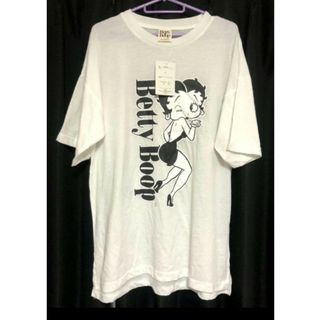 ベティブープ(Betty Boop)の新品未使用タグ付き　bettyboop tシャツ　アメカジ　ユニセックス(Tシャツ/カットソー(半袖/袖なし))